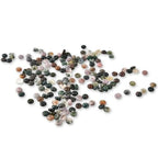 170pcs 4x2mm Natural Indian Agate Disk Rondelle Spacer Semi Precious Gemstone Loose Stone Beads for Jewelry Making 15 Inch - color: Indian Agate