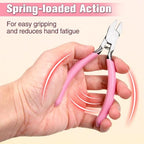 4.4" Mini Short Flat Nose Pliers for Jewelry Making Small Duck Billed Pliers Smooth Jaws Flat Plier Wire Straightener Jewelry Making Tools for Wire Bending Straightening Craft DIY Supplies - style: Short Flat Nose Pliers
