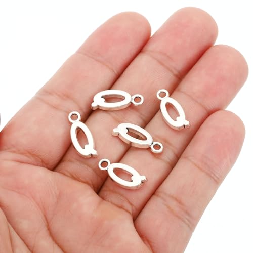 PATIKIL Letter Charm, 50pcs Alphabet Initial Pendant Charm Bulk DIY for Jewelry Making Bracelets Earrings Necklace - style: Q