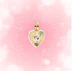 Mother Heart Charms for Bracelets Love Mom Flowers Charm Jewellery for Women - style: Golden Love
