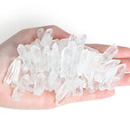 0.45lb Clear Quartz Crystal Points Natural Healing Crystals Tumbled Polished Bulk Stones for Meditation Yoga Chakra Reiki Balancing Crystal Therapy Gemstones Crystals 0.78"-1.57" - color: 0.78"-1.57", size: 0.45 Pound