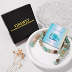 Vinswet 45pcs 8mm Amazonite Natural Stone Beads Round Genuine Real Stone Beading Loose Gemstones DIY Smooth Bead for Bracelet Necklace Earrings Jewelry Making - color: Amazonite, size: 8mm