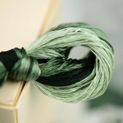 Natural 100% Mulberry Handmade Embroidery Silk Thread Silk Floss (40) - color: 40