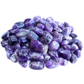 3Lb Amethyst Crystal Tumbled Stone Bulk Healing Crystals Stones Set Polished Raw Amethyst Crystal Stones Rocks for Jewelry Making, Reiki Healing - color: Amethyst