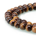 90pcs Adabele Natural Gold Yellow Tigers Eye Healing Gemstone 4mm (0.16 Inch) Small Round Beads Gem Stone Spacer for DIY Craft Jewelry Making GS12-4 - color: Tiger Eye Stone, size: 4mm (90pcs/1 Strand)