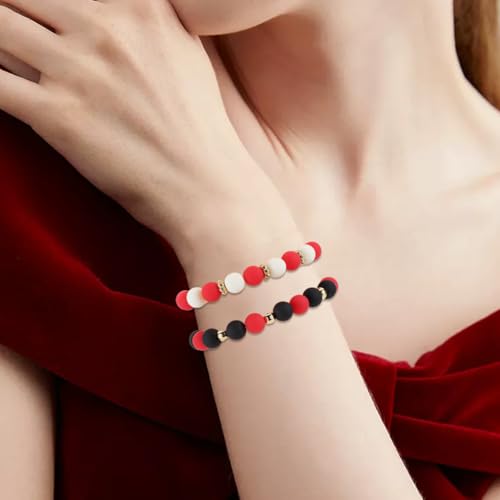 1 Box 500Pcs Acrylic Round Beads Bubble Gum Bead Bulk Black Red White Plastic Frosted Balls Bubblegum Pastel Matte Loose Beads for Jewelry Making Bracelets Beading Necklaces Earrings Crafts - color: Black