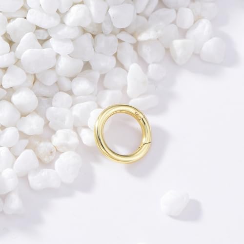 10K Gold Jewelry Clasp Necklace Extender Clasp Bracelet Extension Connector for DIY Necklace Bracelet Anklet Jewelry Making (Style 2-15mm) - style: Style 2-15mm