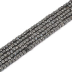 Natural Pyrite Gemstone 4mm Faceted Cube Square Loose Beads 16 Inch for DIY Jewelry Making Beads - color: Pyrite