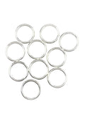 10pcs 925 Sterling Silver Open Jump Rings, 16 Gauge 12.5mm OD/10.0mm ID Made in USA by CRAFT WIRE - size: 12.5mm OD/10.0mm ID