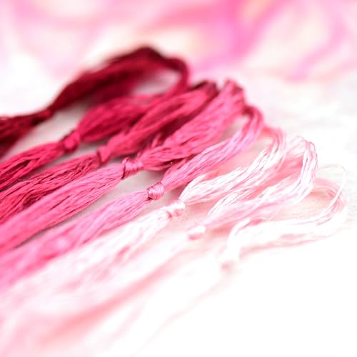Natural 100% Mulberry Handmade Embroidery Silk Thread Silk Floss (35) - color: 35