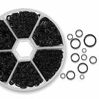 1100Pcs Open Jump Rings, Black Jump Rings Set 304 Stainless-Steel O Ring Connectors Open Ring for Bracelet Earrings Necklace Jewelry Making (4/5/6/7/8/10mm)… - color: Black