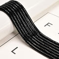 170 Pcs 2x4mm Black Onyx Agate Onix Bead Flat Heishi Disc Spacer Beads for Bracelets Jewelry Making Crafts - color: Black Onyx, size: 2x4mm