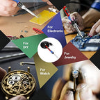 Soldering Iron Kit, 90W 110V LED Digital Soldering Iron with Ceramic Heater, Adjustable Temperature Soldering Welding Iron Kit, Auto-sleep, Thermostatic Design - color: 90w-16-in-1