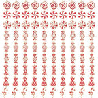SANNIX 90 Pcs Christmas Charms for Jewelry Making, Xmas Candy Charms Red White Candy Cane Holiday Charm Pendants for Bracelets Necklaces Earrings Making and Crafting - color: Red White