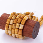 Natural Yellow Jade Cylinder Tube Beads 10x14mm 38cm/str Loose Semi Gemstone Stone Beads for Making Bracelets Necklace - color: Yellow Jade