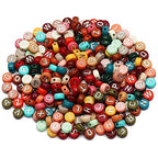 ToBeIT 1000pcs Letter Beads Acrylic Bead Alphabet A-Z Round Beads for DIY Jewelry Making, Bracelets, Necklaces (Silver) - color: bg-color silver