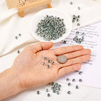 Cheriswelry 200pcs 7mm Clear Flat Round Letter Beads Transparent Acrylic Alphabet Crystal Beads Horizontal Hole Glitter Powder Loose Spacer Beads for DIY Bracelet Necklace Jewelry Making - color: Clear-Flat Round