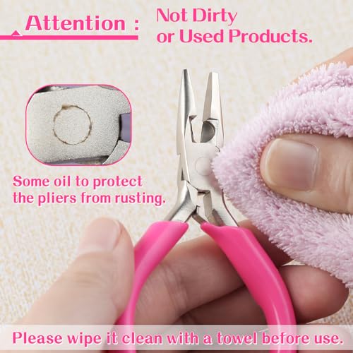 SPEEDWOX 3 Inch Chain Nose Pliers for Jewelry Making - Miniature, Pocket, Needle-Nose, Jewelry Making, Micro Pliers - style: Chain Nose Pliers