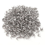 304 Stainless Steel End Caps 3.2x6.3mm 500pcs Knot Covers for Jewelry DIY Making and Repairing - color: End Caps, size: 3.2x6.3mm