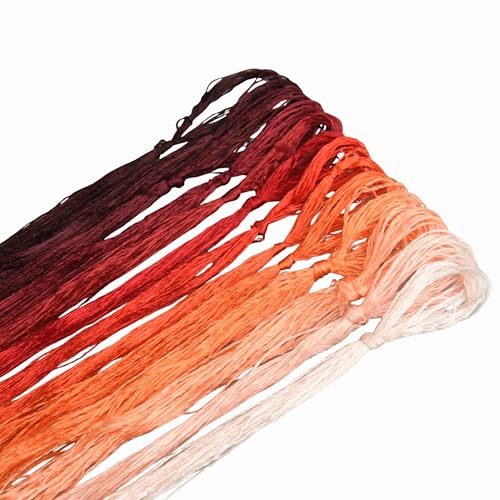 Mulberry Silk Floss Embroidery Thread Floss-Cross Stitch Threads China Silk Woven Jewelry Threads DIY Sewing Kits (03) - color: 03