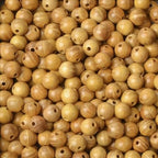 6mm Massive Beads Natural Wooden Round Loose Beads Jewelry Making with Thread 200 PCS(Golden Wood, 6mm) - color: Golden Wood, size: 6mm