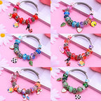 European Large Hole Beads Spacer Beads Charm Fairy Wands Beads Rhinestone Craft Beads for DIY Bracelet Jewelry Making (7 Style 150 Pieces) - color: 7 Style 150 Pieces