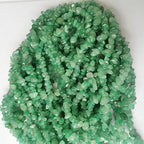 90 Inches Green Aventurine Irregular Shaped Crystal and Healing Tumbled Chip Stone Beads for Jewelry Making - color: Green Aventurine