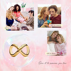 Mothers Day Birthday Number Love Family Friendship Graduation Auntie Grandma Dad Mom Charms for Pandora Bracelets Necklaces, Gifts Women, for Anniversary Valentines Christmas - style: Family Forever Always 14K Gold Plated