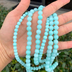 35pcs Adabele Lab Created Blue Amazonite Gemstone 10mm Round Beads Gem Stone Spacer for DIY Craft Jewelry Making GS11-10 - color: Amazonite (Lab Created), size: 10mm (35pcs/1 Strand)