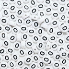 Looconi 300pcs Number Beads 0 Plastic Beads for Jewelry Making - color: Number0, size: 7x4mm