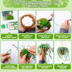 2102 Pcs Green Glass Beads for Bracelets with Elastic String,Green Beads for Beaded Plants,6mm Glass Beads for Jewelry Making Crystal Round Beads for Bracelet Necklace Beaded Plant DIY Crafts
