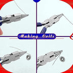 Round Nose Pliers With Cutter - Jewelry Making Tools, Micro Miniature Pliers For Wire Wrapping, Beading And Crafts - style: Round Nose Pliers With Cutter