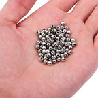 BEADIA Stainless Steel Spacer Beads 4x3mm Round Loose Charm Caps Beads for DIY Jewelry Making 100pcs with 1.5mm Hole - color: 4x3mm 1.5mm