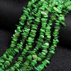 Chip Shell, 260pcs 5-8mm Irregular Shell Beads with Holes, Green Shell & Peridot Like Chip Beads for Jewelry Making - color: Green