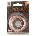 The Beadsmith Square Craft Wire - Medium Temper Beading Wire, Rose Gold Color, 18 Gauge, 4 Yards - color: Rose Gold, size: 18 Gauge, 4 Yard Coil