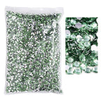 Blinginbox 15000pcs Flatback Rhinestones,Resin Non Hotfix Rhinestones Large Quantity Wholesale for Crafts DIY Creative Design,Clothes,Makeup,Nail Art (5mm=0.2",Lt.Peridot) - color: Lt.peridot, size: 5mm=0.2"