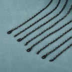 HARFINGTON 20 Pack 18 Inch Necklace Chains Bulk 3.2mm Black Plated Cable Chains with Lobster Clasps for Jewelry Making - color: Black, size: 18 Inch x 3.2mm