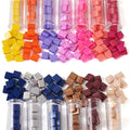 Pandahall 260Pcs Opaque Tila Beads - 2-Hole Square Craft Beads, 5mm, for Jewelry Making - color: Mix 13 Colors - 260pcs