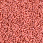 Miyuki Delica Seed Beads Bundle: Size 11/0, Duracoat Opaque Lychee (DB2113), Lt Watermelon (DB2114) & Guava (DB2115) - 3 Tubes of 7.2 Grams ea