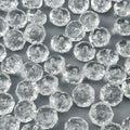 1000pcs 6mm Acrylic Crystal Beads, Faceted Rondelle Acrylic Spacer Beads for Wind Chimes Bracelet Necklace Earring Keychain Jewelry Making DIY Crafts(White) - color: White, size: 6mm