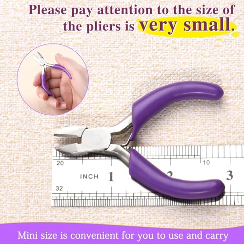 SPEEDWOX 3-Inch Diagonal Cutters Small Wire Cutting Pliers for Jewelry Making, Floral Wire, Zip Ties - Mini Side Cutting Tool, Snips, Flush Pliers - style: Diagonal Cutting Pliers