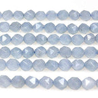 MJDCB Best Sellers Natural Stone Beads Faceted Polygon Aquamarine Crystal Energy Stone Healing Power for Jewelry Making(8mm) - color: Aquamarine