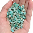 30in Amazonite Natural Chip Stone Beads 5-8mm About 230pcs, Irregular Drilled Light Blue-Green Bead for Bracelets Jewelry Making Supplies for Adults, DIY Crafts. - color: Amazonite