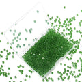 1200pcs Crystal Glass Beads 3mm Bulk Faceted Bicone Spacer Beads for DIY Jewelry Making - color: grass green, size: 3mm