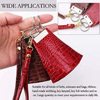 Key Fob Hardware Keychain Hardware Set Includes 1" 4 Color Keychain Hardware with Key Rings 24 pcs and Key Fob Glass Running Pliers