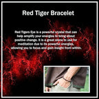 Rose Quartz Bracelet - 8mm Healing Crystal for Love, Unisex - color: 03: Red Tiger, style: D: 7.5-7.8 inches