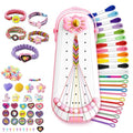 2-in-1 Friendship Bracelet Making Kits: DIY Art and Crafts Jewelry String Braiding Set Toys with Storage Box for Kids - Christmas Birthday Gifts for Girls Age 6 7 8 9 10 11 12 Year Old - White - style: White