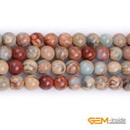 GEM-Inside Shoushan Stone Gemstone Loose Beads Natural Energy Power Beads for Jewelry Making 6mm Round 15 inches