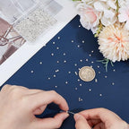 PH PandaHall 600pcs 925 Sterling Silver Plated Beads, 3mm Seamless Smooth Round Bead Ball Beads Brass Loose Spacers Long-Lasting Waist Bead for Bikini Belly Chain Layered Bracelet Jewelry Making - size: 3mm