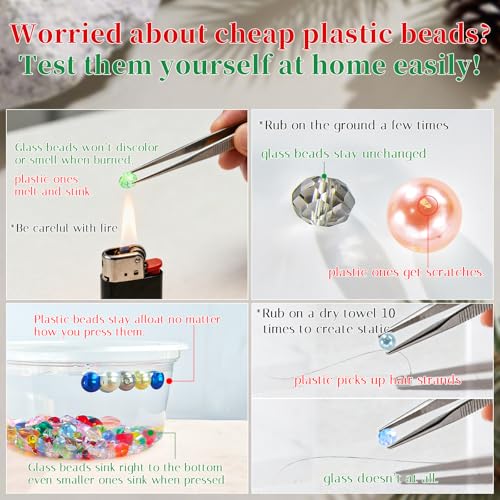 1500 Pcs Crystal Glass Beads for Jewelry Making – 12 Styles Bicone, Rondelle, Cube, Teardrop & 3mm Spacer Beads, DIY Bracelet Necklace Earring Craft Kit with Organizer Box(Green) - color: Green